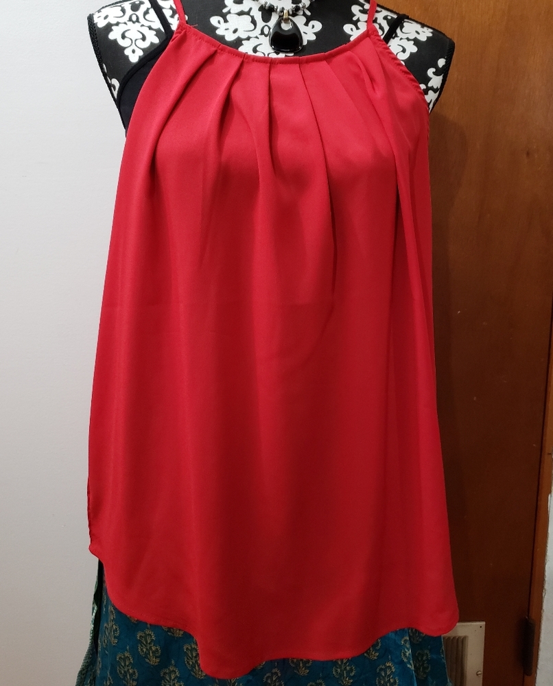Red Strappy Top